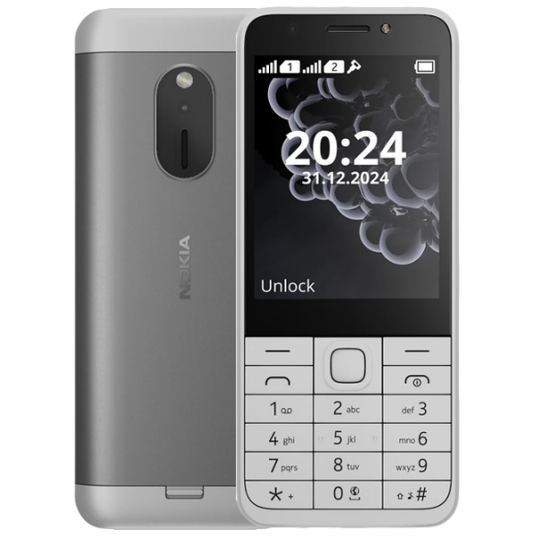 Nokia 230 (2024) Белый 2.8", Dual SIM, 2G photo 1