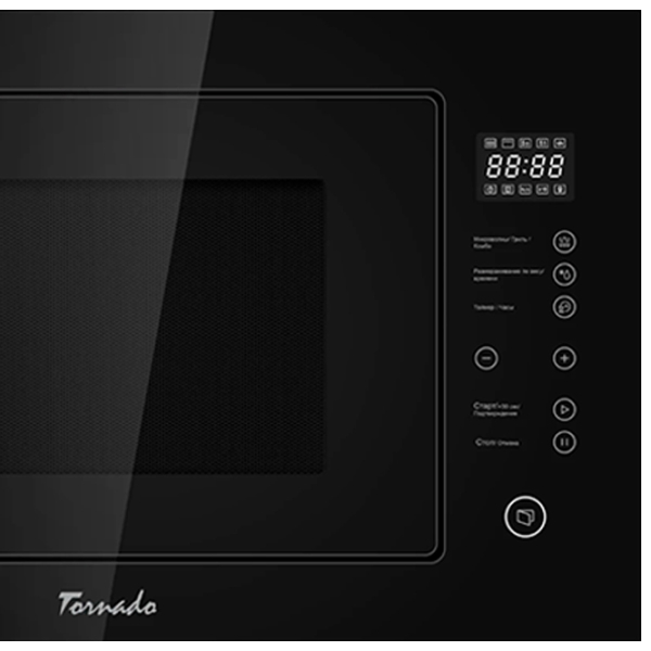 Cuptor cu microunde Tornado MWO-BI25S GR Black , 25l, 900 W photo 2