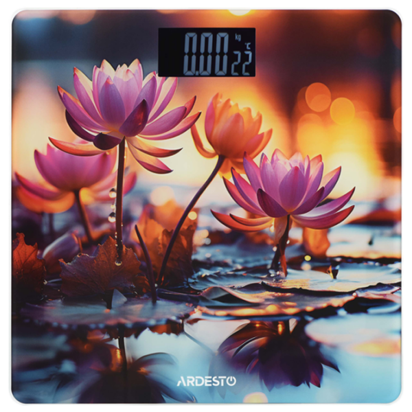 Cântar de podea Ardesto Lotus Multicolor 150 kg / Multicolor photo 1