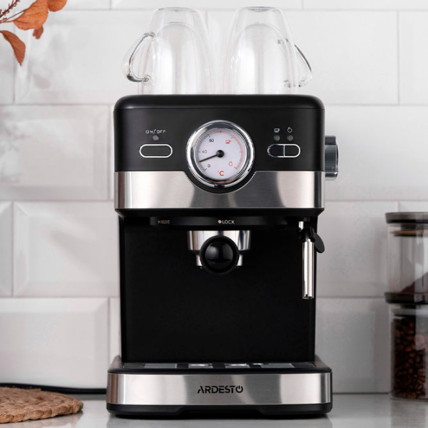 Aparat de cafea Ardesto YCM-E16B Black 1100 W, 1.5 l,  photo 7