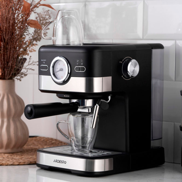 Aparat de cafea Ardesto YCM-E16B Black 1100 W, 1.5 l,  photo 8