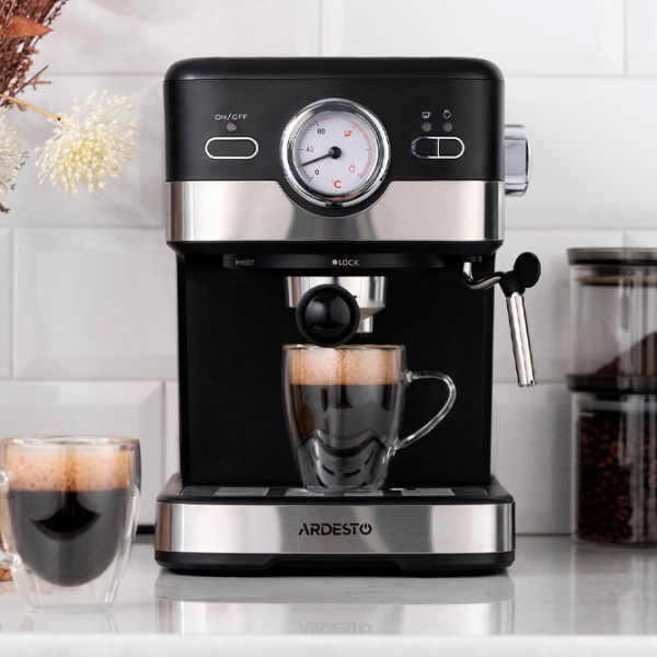 Aparat de cafea Ardesto YCM-E16B Black 1100 W, 1.5 l,  photo 9