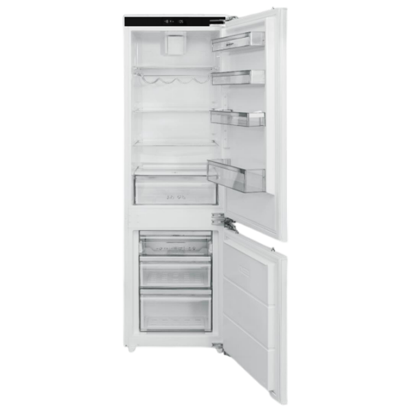 Frigider încorporabil SHARP SJ-BD237E2XS-EU White 180l / Drip defrost, 63l / No Frost, E photo 1