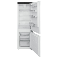 Frigider încorporabil SHARP SJ-BD237E2XS-EU White 180l / Drip defrost, 63l / No Frost, E