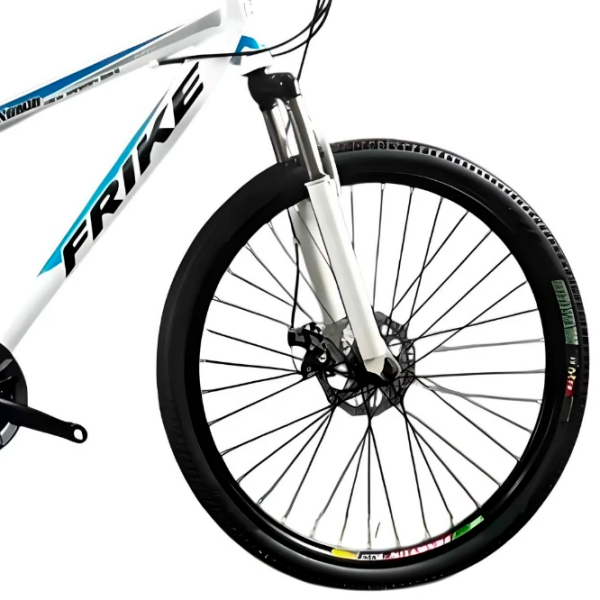 Bicicletă Frike TY-MTB 26" 17" White  Oțel / Pentru adulți photo 4