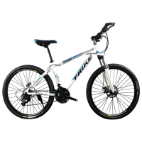 Bicicletă Frike TY-MTB 24" 14" White  Oțel / Pentru adulți