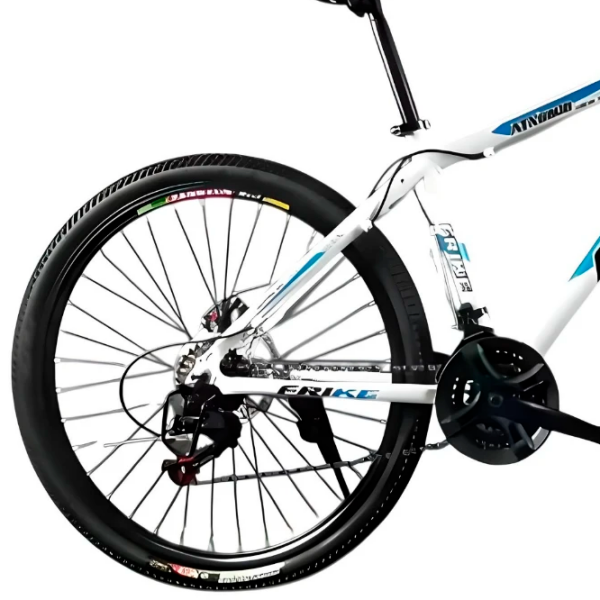 Bicicletă Frike TY-MTB 24" 14" White  Oțel / Pentru adulți photo 2