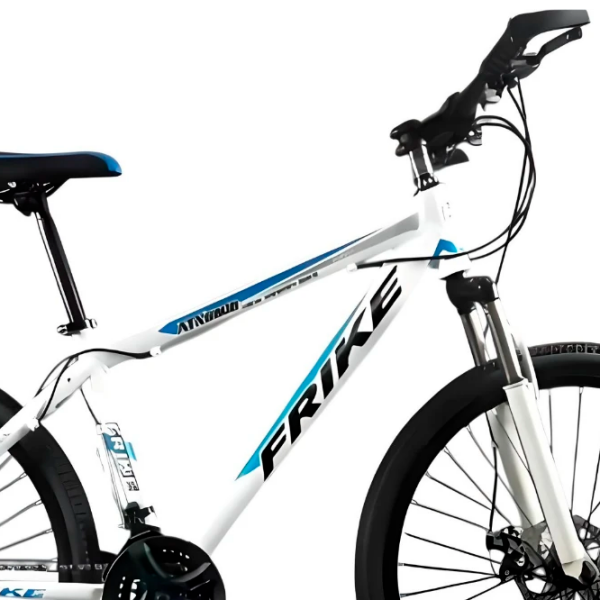 Bicicletă Frike TY-MTB 24" 14" White  Oțel / Pentru adulți photo 3