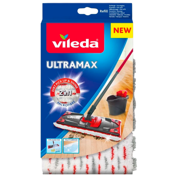 Насадка для швабры Классический Vileda Ultramat Red Серый  photo 1