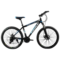 Bicicletă Frike TY-MTB 27.5" 18" Black Blue Oțel / Pentru adulți