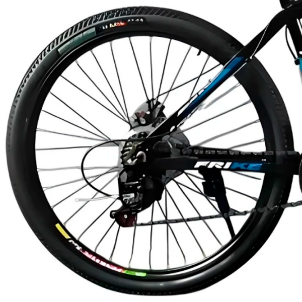 Bicicletă Frike TY-MTB 27.5" 18" Black Blue Oțel / Pentru adulți photo 2