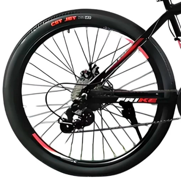 Bicicletă Frike TY-MTB 29" 20" Black Red Oțel / Pentru adulți photo 2
