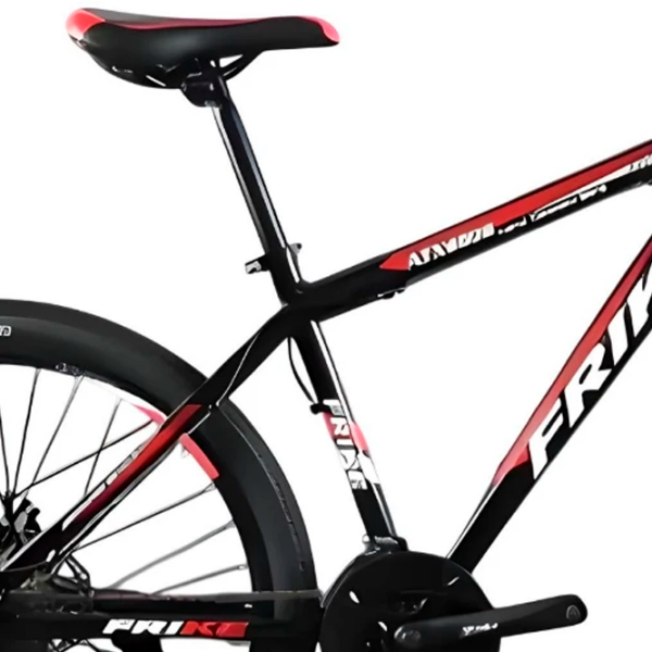 Bicicletă Frike TY-MTB 29" 20" Black Red Oțel / Pentru adulți photo 3