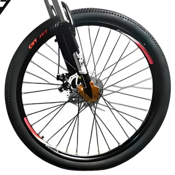 Bicicletă Frike TY-MTB 29" 20" Black Red Oțel / Pentru adulți photo 5
