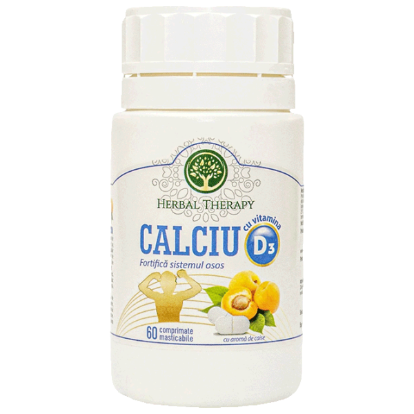 Vitamine și minerale Herbal Therapy Calciu D3 4840257007201 60  photo 1