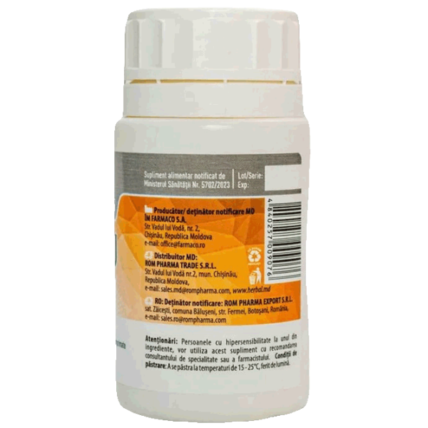 Vitamine și minerale Herbal Therapy Calciu 4840257009076 60  photo 3