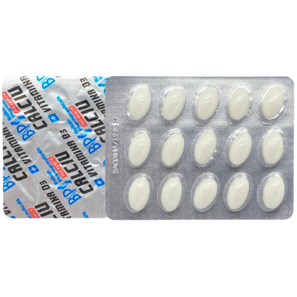 Vitamine Balkan Pharmaceuticals CALCIU + VITAMINA D3 4840982011245  30 capsule photo 2