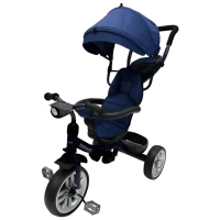 Triciclu 4Play Bebesit Blue  Metal / Pentru copii