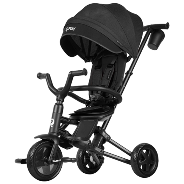 Triciclu Qplay Nova Niello Black  Aluminiu / Pentru copii photo 1