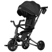 Triciclu Qplay Nova Niello Black  Aluminiu / Pentru copii