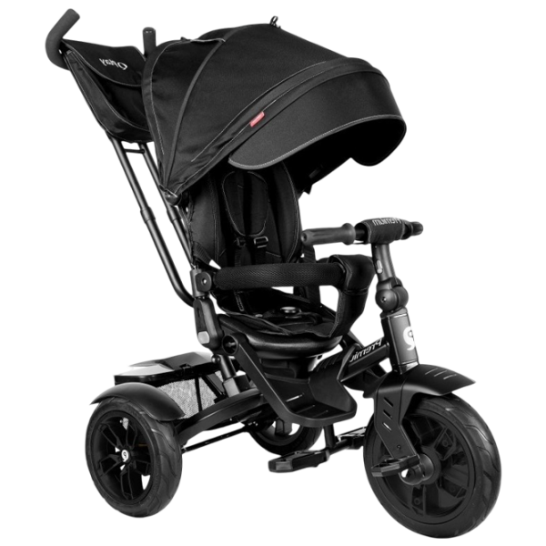 Triciclu Qplay Premium Black  Oțel / Pentru copii photo 1