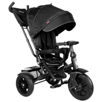 Triciclu Qplay Premium Black  Oțel / Pentru copii