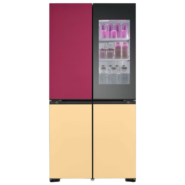 Frigider LG GMV960NNME Multicolor 384l / No Frost, 233l / No Frost, E photo 1