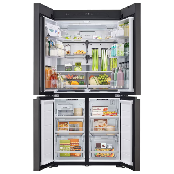 Frigider LG GMV960NNME Multicolor 384l / No Frost, 233l / No Frost, E photo 4