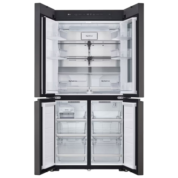 Frigider LG GMV960NNME Multicolor 384l / No Frost, 233l / No Frost, E photo 5