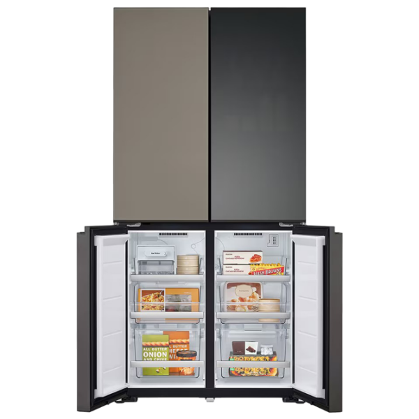 Frigider LG GMV960NNME Multicolor 384l / No Frost, 233l / No Frost, E photo 9