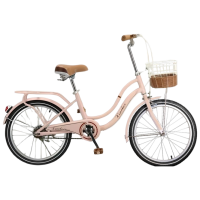 Bicicletă TyBike DF-02 20" 20" Pink Brown Oțel / Pentru copii