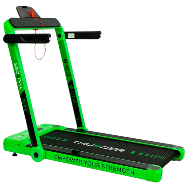 Беговая дорожка Thunder Race Зеленый 130 кг, 14 км/ч photo 1