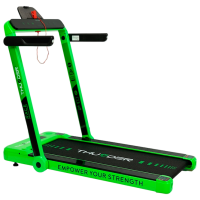 Bandă de alergat Thunder Race Green 130 kg, 14 km/h