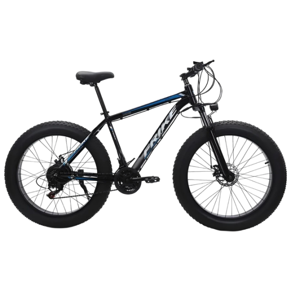 Bicicletă Frike TY-Fatbike 26" 17" Black Blue Aluminiu / Pentru adulți photo 1