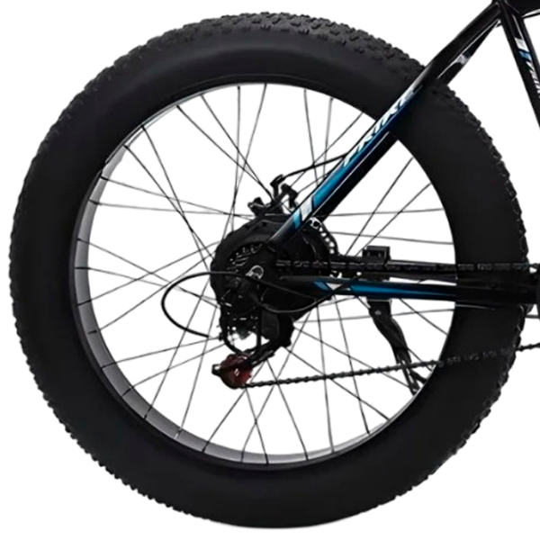 Bicicletă Frike TY-Fatbike 26" 17" Black Blue Aluminiu / Pentru adulți photo 2