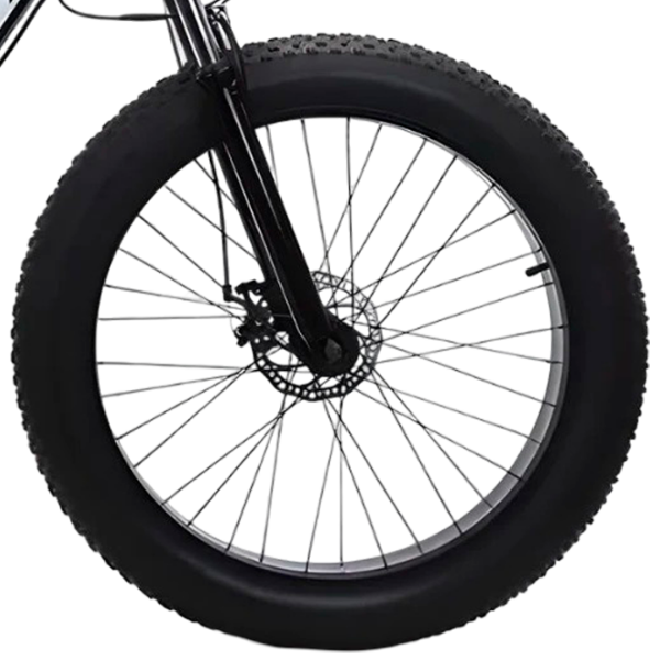 Bicicletă Frike TY-Fatbike 26" 17" Black Blue Aluminiu / Pentru adulți photo 5