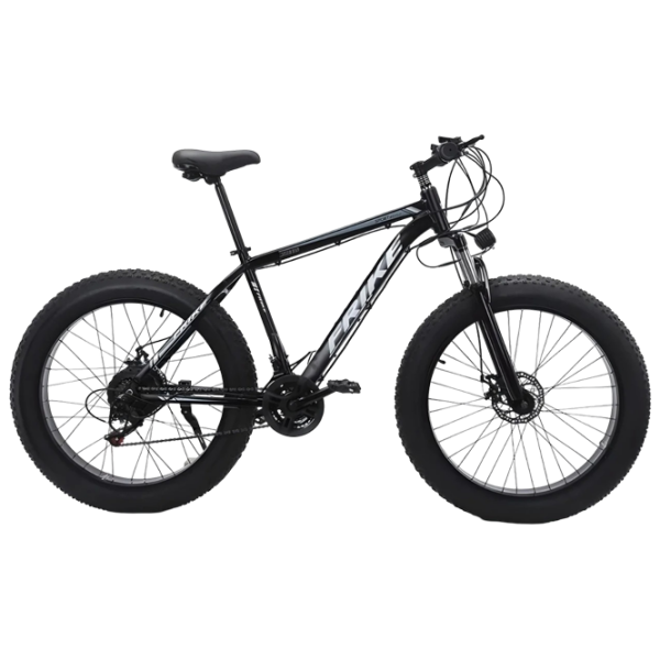 Bicicletă Frike TY-Fatbike 26" 17" Black Gray Aluminiu / Pentru adulți photo 1