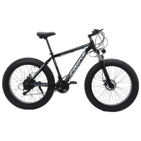 Bicicletă Frike TY-Fatbike 26" 17" Black Gray Aluminiu / Pentru adulți