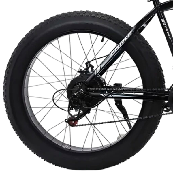 Bicicletă Frike TY-Fatbike 26" 17" Black Gray Aluminiu / Pentru adulți photo 2