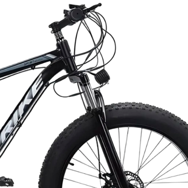 Bicicletă Frike TY-Fatbike 26" 17" Black Gray Aluminiu / Pentru adulți photo 4