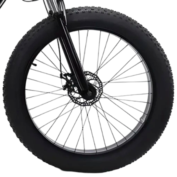 Bicicletă Frike TY-Fatbike 26" 17" Black Gray Aluminiu / Pentru adulți photo 5