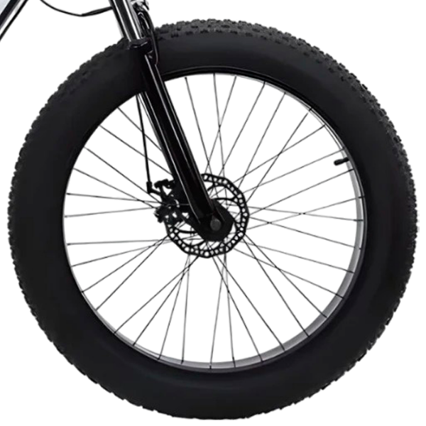 Bicicletă Frike TY-Fatbike 26" 17" Black Red Aluminiu / Pentru adulți photo 2