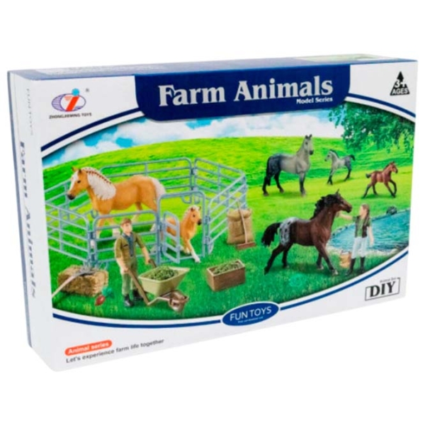 Игровой набор Icom Poland Farm Animals Farm Animals 6927123117085 Разноцветный Для детей, 3+ photo 4
