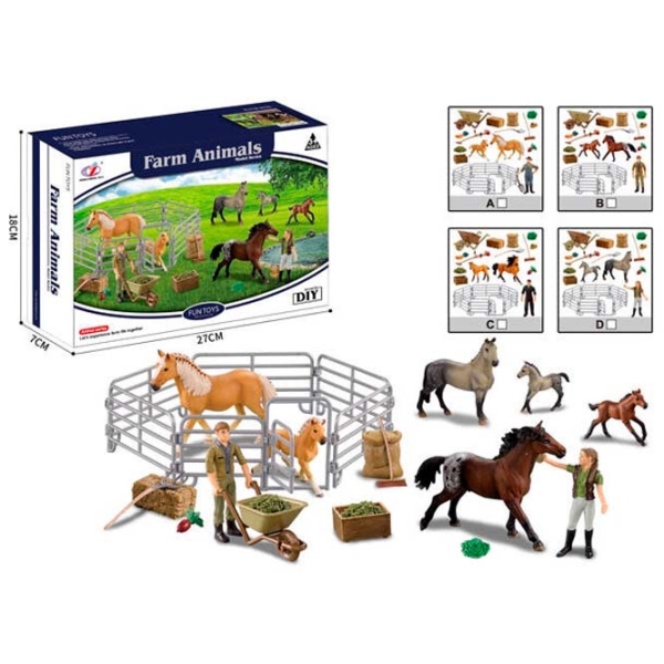 Игровой набор Icom Poland Farm Animals Farm Animals 6927123117085 Разноцветный Для детей, 3+ photo 5