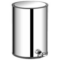 Coș de gunoi Baieplus F - 701 Silver Inox, 3l