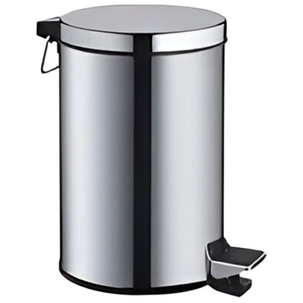 Coș de gunoi Baieplus F - 702 Silver Inox, 5l photo 1