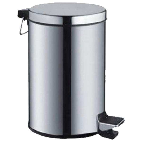 Coș de gunoi Baieplus H 105 Silver Inox, 8l photo 1
