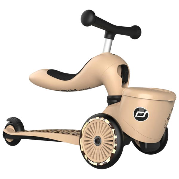 Trotinetă pentru copii cu trei roți Scoot and Ride Highway Kick 1 Lifestyle () Beige 1 an, , Din PU photo 1