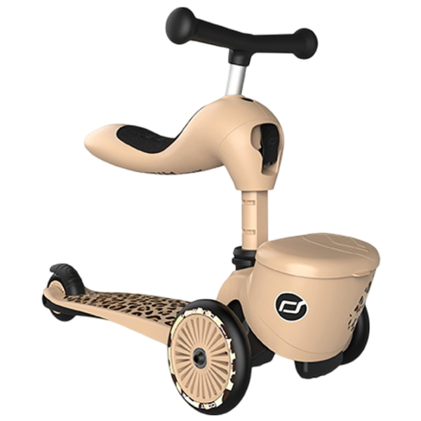 Trotinetă pentru copii cu trei roți Scoot and Ride Highway Kick 1 Lifestyle () Beige 1 an, , Din PU photo 2