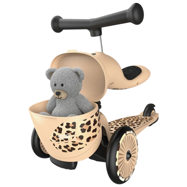 Trotinetă pentru copii cu trei roți Scoot and Ride Highway Kick 1 Lifestyle () Beige 1 an, , Din PU photo 5